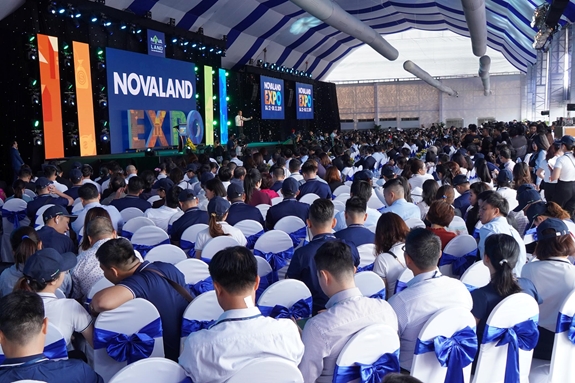 Không khí sôi động tại Triển lãm bất động sản Novaland Expo 2019.